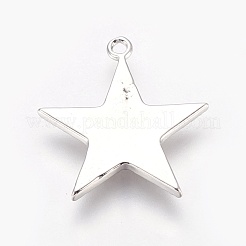 Brass Cubic Zirconia Pendants&nbsp;KK-P167-11P