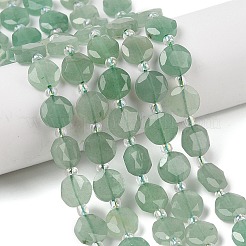 Natural Green Aventurine Beads Strands&nbsp;G-N342-77B