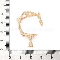 Brass Micro Pave Cubic Zirconia Findings&nbsp;KK-D378-20G