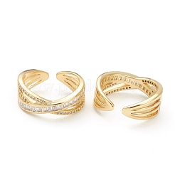 Brass Micro Pave Clear Cubic Zirconia&nbsp;ZIRC-M117-16G