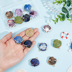 14Pcs 7 Colors Handmade Porcelain Pendants&nbsp;PALLOY-PH01940