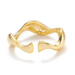 925 Sterling Silver Cuff Rings&nbsp;RJEW-H132-13G