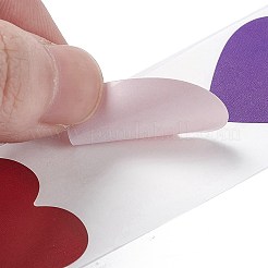 8 Colors Paper Heart Sticker Rolls&nbsp;X1-STIC-E001-06