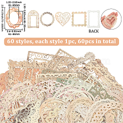 6 Styles Lace Frame Scrapbook Paper Pad&nbsp;DIY-SP0004-61