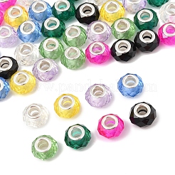 48Pcs 8 Colors Handmade Glass European Beads&nbsp;GLAA-FS0002-14