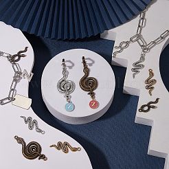 30Pcs 2 Style Tibetan Style Alloy Pendants&nbsp;TIBEP-SZ0001-09