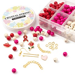 DIY Jewelry Set Making Kits for Valentine's Day&nbsp;DIY-LS0001-82