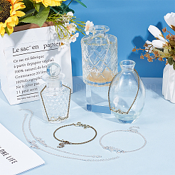 8Pcs 4 Styles Word Soap Alloy Link Lotion/Hand Soap Tags with Chains&nbsp;BJEW-OC0001-25