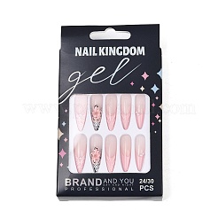 Acrylic Full Cover Press On False Nails&nbsp;MRMJ-P019-01B
