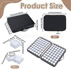 PU Leather Loose Diamond Organizer Boxes&nbsp;CON-WH0085-188B
