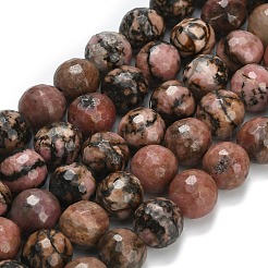 Natural Rhodonite Beads Strands&nbsp;G-L642-F02-10mm