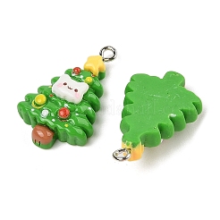 Christmas Theme Opaque Resin Pendants&nbsp;RESI-S08-03C