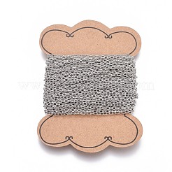 Tarnish Resistant 304 Stainless Steel Cable Chains&nbsp;CHS-L024-015P