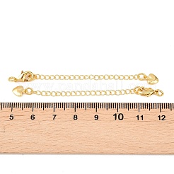 Brass Curb Chain Extender&nbsp;KK-L265-02G