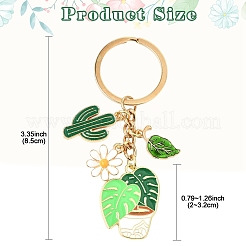 3 Styles Alloy Enamel Pendants&nbsp;KEYC-YW00174