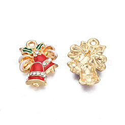 Rack Plating Alloy Enamel Pendants&nbsp;ENAM-N055-143LG