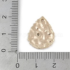 Brass Micro Pave Clear Cubic Zirconia Pendants&nbsp;KK-Z075-13G