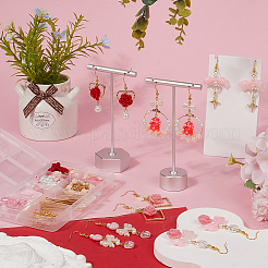 Valentine's Day Theme DIY Dangle Earring Making Kit&nbsp;DIY-SC0028-96