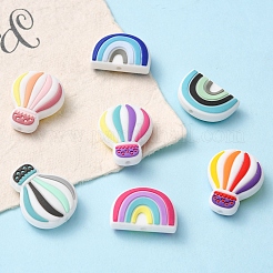 10Pcs 10 Styles Silicone Beads&nbsp;SIL-YW0001-05