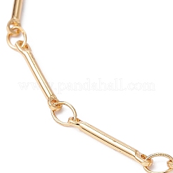 Brass Bar Link Chain Bracelet Making&nbsp;AJEW-JB01187-01