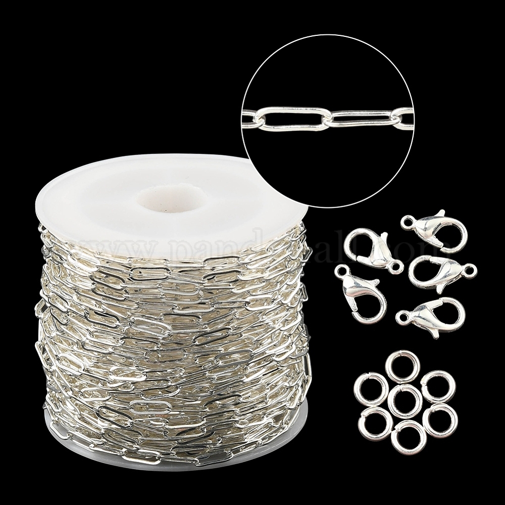 Wholesale DIY Paperclip Chains Jewelry Set Making Kit - Pandahall.com