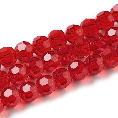 Transparent Glass Beads&nbsp;EGLA-A035-T6mm-D07-1