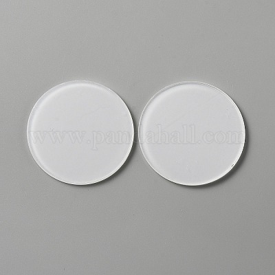 Acrylic Flat Round Action Figure Display Bases&nbsp;KY-WH0004-05B-A-1