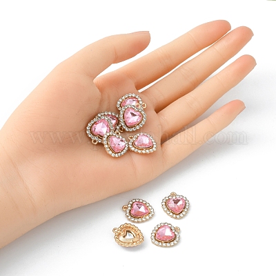 Alloy Crystal Rhinestone Charms&nbsp;ALRI-YW0001-01C-1