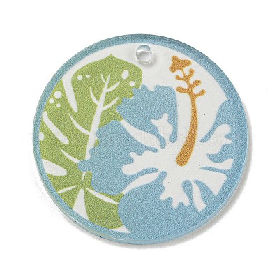 Opaque Acrylic Pendants&nbsp;BACR-C001-01C-1