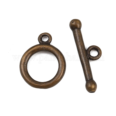 Brass Toggle Clasps&nbsp;KK-P141-01AB-1