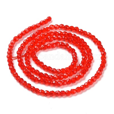 Transparent Glass Beads Strands&nbsp;GLAA-H021-04-25-1