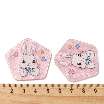 Opaque Acrylic Pendants&nbsp;BACR-D002-03-1