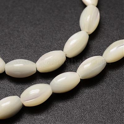 Natural Trochid Shell/Trochus Shell Beads Strands&nbsp;SSHEL-K008-06-1