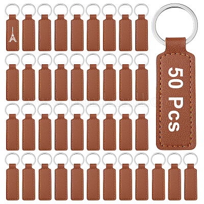 PU Leather Keychains&nbsp;KEYC-WH0038-39-1