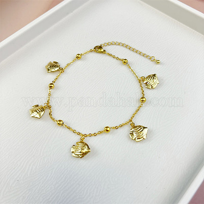 Stainless Steel Ocean Aniamls Charm Anklets&nbsp;WGE5C5C-03-1