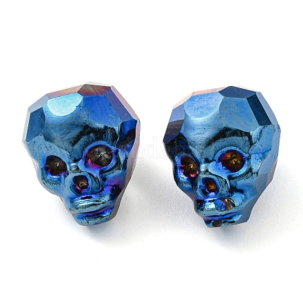 Electroplate Glass Bead EGLA-A006-01C-1