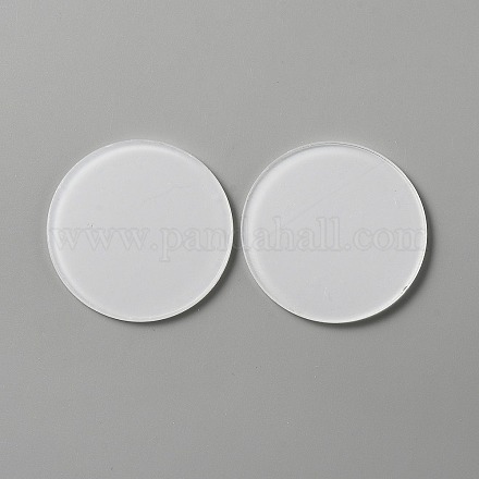 Acrylic Flat Round Action Figure Display Bases&nbsp;KY-WH0004-05B-A-1