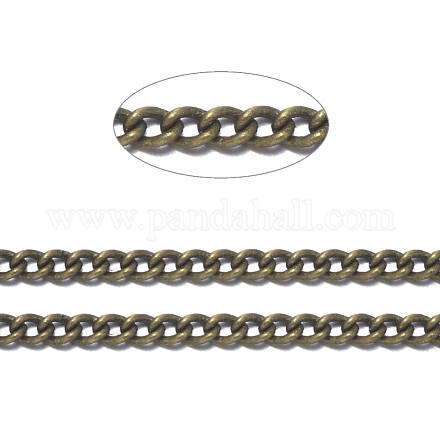 Brass Twisted Chains CHC-S096-AB-NF-1-1
