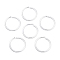 Aluminum Open Jump Rings, Saw Cut Round, Silver, 20x2mm, 12 Gauge, Inner Diameter: 15.5mm