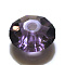 Imitation Austrian Crystal Beads, Grade AAA, K9 Glass, Faceted, Flat Round, DarkSlate Blue, 8x4mm, Hole: 0.9~1mm