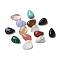 Natural & Synthetic Mixed Stone Cabochons, Teardrop, 6x4x2.5mm