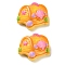 Marine Series Resin Cabochons, Treasure Box, Yellow, 24x26x10mm