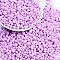 Baking Paint Glass Seed Beads, Round Hole, Peanut, Plum, 3.5x6x3.5mm, Hole: 0.9mm, about 3750pcs/pound
