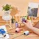 16 Spools Solid Wood Thread Rack&nbsp;ODIS-WH0025-50-5