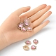 Alloy Crystal Rhinestone Charms&nbsp;ALRI-YW0001-01C-4