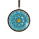 Flat Round with Mandala Pattern Ceramic Cup Coaster&nbsp;PW-WGE77FC-14-1