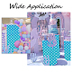 Fishscale Pattern Polyester Fabrics&nbsp;DIY-WH0304-508C-5