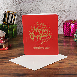 Envelope and Merry Christmas Greeting Cards Sets&nbsp;DIY-I029-03B