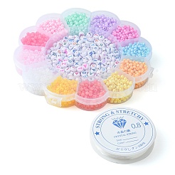 DIY Candy Color Stretch Bracelet Making Kit&nbsp;DIY-FS0003-41