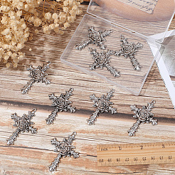 10Pcs Tibetan Style Alloy Big Pendants&nbsp;FIND-SC0005-83